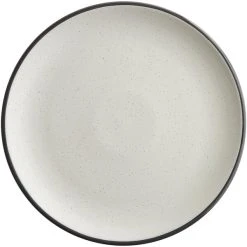 Alternative view of Acopa Embers 7 1/2" Grey Matte Coupe Stoneware Plate - 24/Case