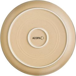 Sample - Acopa Embers 10 3/4" Harvest Tan Matte Coupe Stoneware Plate 6 Sample - Acopa Embers 10 3/4" Harvest Tan Matte Coupe Stoneware Plate -Acopa Sales 2376575