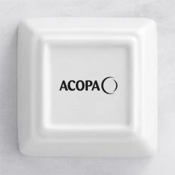 Acopa 4 Oz. Square Bright White Porcelain Sauce Cup - 12/Pack 6 Acopa 4 Oz. Square Bright White Porcelain Sauce Cup - 12/Pack -Acopa Sales 2419183
