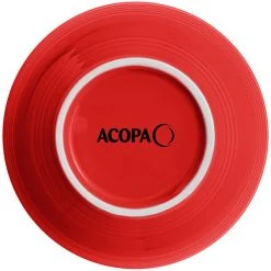 Acopa Capri 19 Oz. Passion Fruit Red Stoneware Bistro Bowl - 12/Case -Acopa Sales 2446881