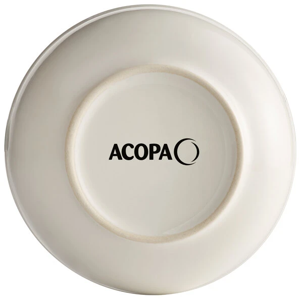 Acopa 15 Oz. Ivory (American White) Rolled Edge Stoneware Nappie Bowl - 6/Pack 3 Acopa 15 Oz. Ivory (American White) Rolled Edge Stoneware Nappie Bowl - 6/Pack - Image 3