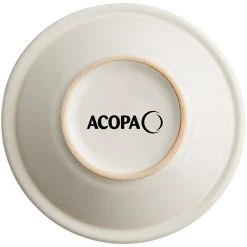 Acopa 4.5 Oz. Ivory (American White) Narrow Rim Stoneware Fruit / Monkey Dish - 36/Case -Acopa Sales 2464223