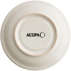 Acopa 5 1/2" Ivory (American White) Narrow Rim Stoneware Saucer - 36/Case 6 Acopa 5 1/2" Ivory (American White) Narrow Rim Stoneware Saucer - 36/Case -Acopa Sales 2464225