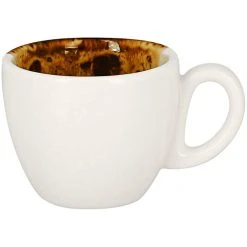RAK Porcelain Wild 2.7 Oz. Brown Porcelain Espresso Cup - 12/Case