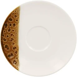 RAK Porcelain Wild 6 3/4" Brown Porcelain Saucer - 12/Case