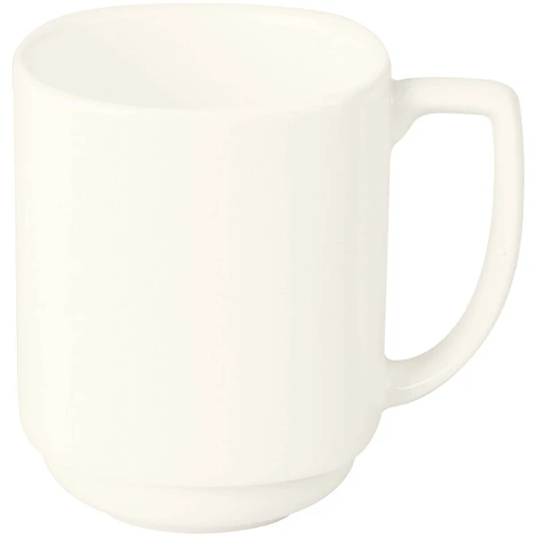 RAK Porcelain Ska 10.15 Oz. Ivory Porcelain Mug - 12/Case 1 RAK Porcelain Ska 10.15 Oz. Ivory Porcelain Mug - 12/Case