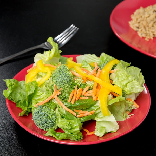 10 Strawberry Street WM-4-RED Wazee Matte 7 3/4" Round Red Stoneware Salad Plate - 24/Case 1 10 Strawberry Street WM-4-RED Wazee Matte 7 3/4" Round Red Stoneware Salad Plate - 24/Case